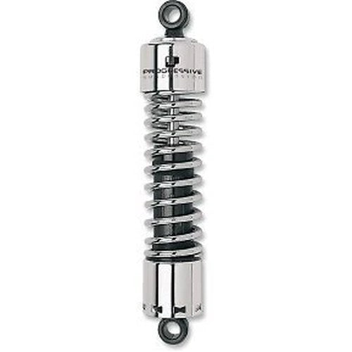 Progressive Suspension 412-4030C 412 Series Shocks — Black/Chrome
