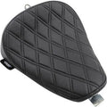 Drag Specialties 0804-0739 Bobber-Style Solo Seat Black Double Diamond Stitch