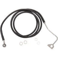 Drag Specialties 1741-3997 Extended Length Black Vinyl Brake Line Kit +6"