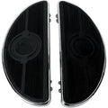 Drag Specialties 1621-0161 Vintage Half-Moon Style Floorboards for Harley Driver