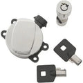 Drag Specialties 2106-0248 Chrome Side Hinge Ignition Switch with Fork Lock
