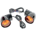 Drag Specialties 2020-0567 Gloss BLack Bullet-Style Turn Signals