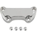 Drag Specialties 0603-0002 Chrome Handlebar Top Clamp- Scalloped