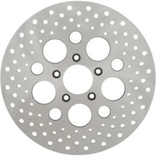 Stainless Steel Drilled Front Brake Rotor for 00-14 Big Twin 00-13 XL