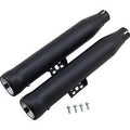 Cobra 6048B Neighbor Hater Slip-On Mufflers Raven Black 18-23 Heritage & Deluxe