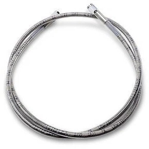 Drag Specialties DS098845 Universal Brake Line- Clear-Coated - 45"