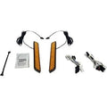 Custom Dynamics CD-FORK-BCM-AB Amber / Black LED Front Fork Lights