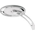 Arlen Ness 13-044 Chrome Oval Stepped Mirror for Harley (SOLD Each)