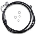 Drag Specialties 1741-3995 Extended Length Black Vinyl Brake Line Kit +2"