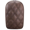 Saddlemen SA1025 Detachable Pillion Pad Brown Lattice Stitched