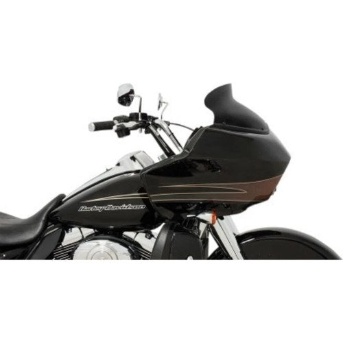 Memphis Shades Spoiler Windshield 6.5" Black Opaque Harley Fltr Road Glide 98-13