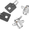 Drag Specialties 3501-0867 Saddlebag Lock Set w Keys for Harley OEM Saddlebags
