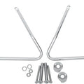 Drag Specialties 3501-0159 Chrome Saddlebag Supports for Sportster 04-22