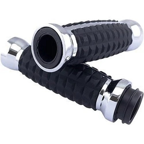 Chrome Hand Grips for Harley Electronic Throttle Tbw