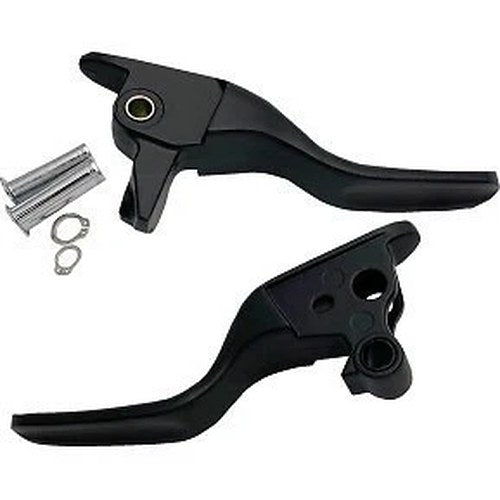 Drag Specialties 0610-2307 Black Short Lever Set for 08-13 Touring
