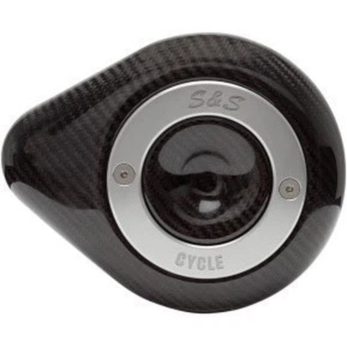 S&S Cycle 170-0501 Teardrop Air Cleaner Cover Carbon Fiber