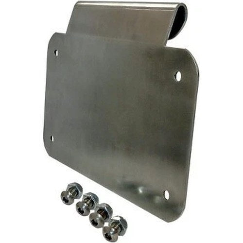 Alloy Art LD-2 Burnished Aluminum License Plate Mount for Harley Touring 93-20