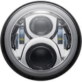 Custom Dynamics CD-7-13-C Chrome ProGlow 7" LED Halo Headlamp 94-13 Touring