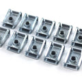 10x Fairing Clips M5 5mm Thread Bodywork Panel Clip Speed Clips Motorcycle U Nut