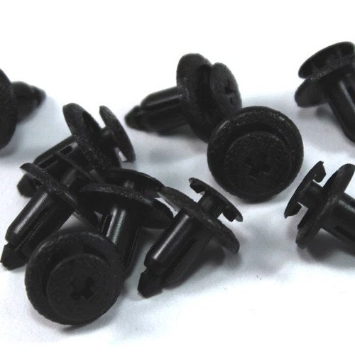 10 Pack Honda Cbr Vfr Plastic Screw Rivet Fairing Under Tray Panel Clip 6mm Hole