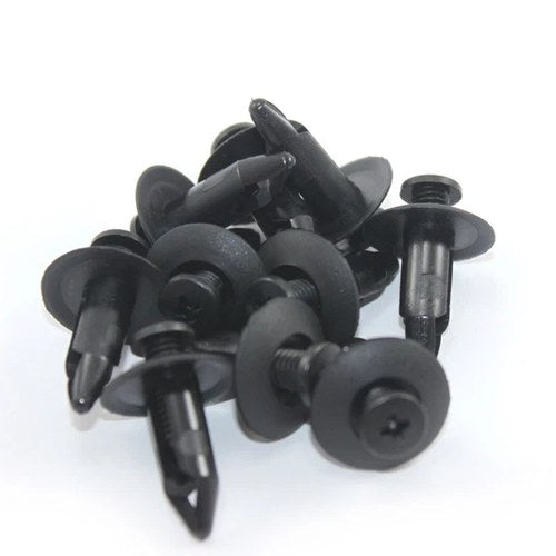 10x M8 8mm Yamaha Fairing Clips Plastic Clip Motorcycle Screw Rivets R1 R6 etc