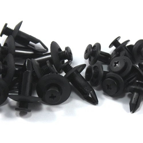20x Yamaha R1 R6 Fairing Clips Plastic Cowling Clip Screw Rivets 8mm & 6mm m8 m6