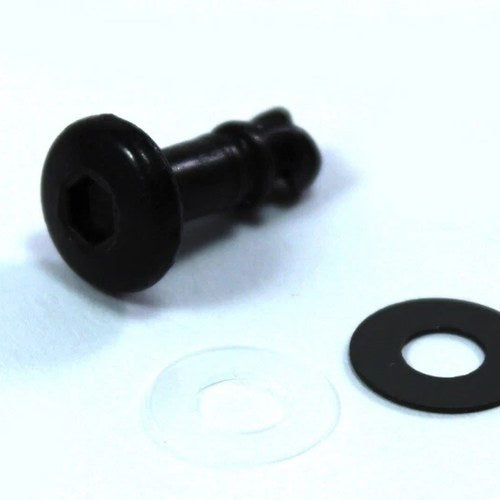 Genuine Dzus 17mm Black Button Allen Hex Fairing Stud for Honda Yamaha Ducati D8