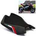 Aprilia RSV4 Seat Cover 2009-2017 2018 2019 2020 Luimoto Black Red Team Suede