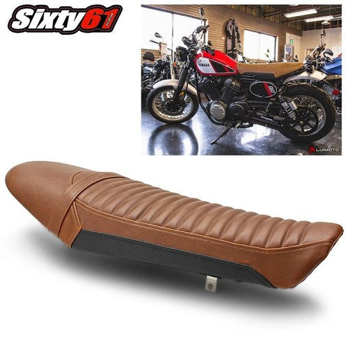 Yamaha SCR950 Seat Cover 2017 2018 2019 2020 2021 Black Brown Front Rear Luimoto