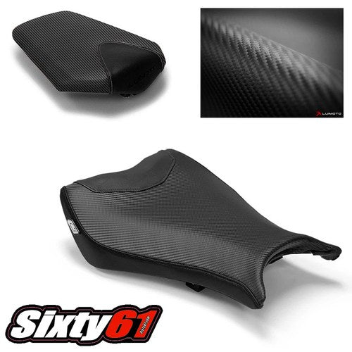 Honda Cbr 1000RR Seat Covers 2008-2013 2014 2015 2016 Luimoto Front Rear Black