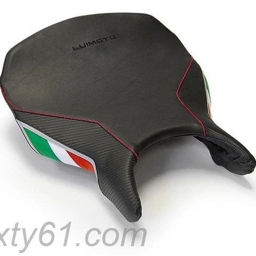 Ducati 749 Seat Covers 2003 2004 2005 2006 Black Green Red Stitch Carbon Luimoto