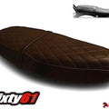 Triumph Bonneville Seat Cover 2000-2013 2014 2015 Dark Brown Curve Top Luimoto