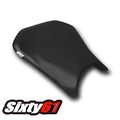 Honda Cbr 600RR Seat Cover 2005-2006 Black Carbon Fiber Look Rider Front Luimoto
