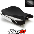 Suzuki Gsxr 600 Seat Cover 2011-2024 2025 2026 Luimoto Sport Black White Rider