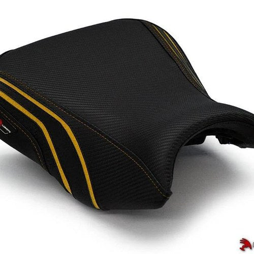 Kawasaki ER6N ER-6N Seat Cover 2012 2013 2014 2015 2016 Black Yellow Luimoto