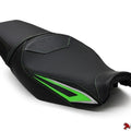Kawasaki ZX14R Seat Cover 2012-2023 2024 2025 2026 Luimoto Black Green Front
