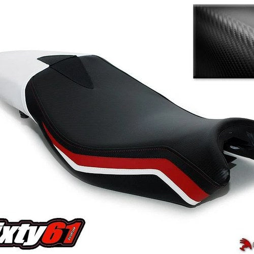 Triumph Street Triple Seat Cover 2013 2014 2015 2016 Black Red White Luimoto