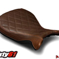 BMW R NineT R NineT Pure Racer Seat Cover 2014-2024 Dark Brown Diamond Luimoto