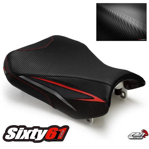 Suzuki Gsxr 750 Seat Cover 2011-2020 2021 2022 2023 2024 Luimoto Red Black
