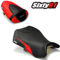 Kawasaki Ninja 250R EX250 Seat Covers 2008-2012 Black Red Front Rear Luimoto