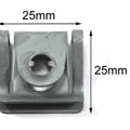 3x Itg Pipercross Jenvey Filters Air Filter Dzus Fastener Plate Clip FCL0636