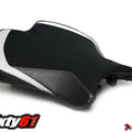 Yamaha R6 Seat Cover 2017-2023 2024 2025 Luimoto Black White Carbon Fiber Suede
