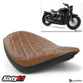 Triumph Bobber Seat Cover 2017-2023 Luimoto Brown Black Vintage Diamond Rider
