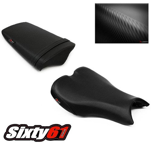 Triumph Daytona 675 Seat Covers 2006-2010 2011 2012 Luimoto Front Rear Black