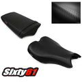 Triumph Daytona 675 Seat Covers 2006-2010 2011 2012 Luimoto Front Rear Black