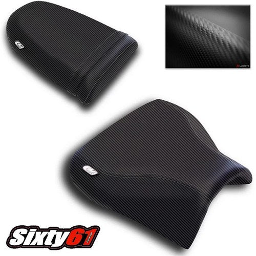 Suzuki Gsxr 1000 Seat Covers 2001 2002 Black Suzuki Luimoto Front Rear GSXR1000