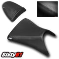 Kawasaki ZX6R Seat Cover 2003 2004 Luimoto Black Front Rear Ninja ZX6R