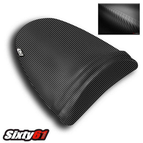 Kawasaki ZX6R Seat Cover 2003 2004 Luimoto Black Rear Ninja