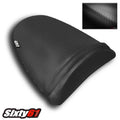 Kawasaki ZX6R Seat Cover 2003 2004 Luimoto Black Rear Ninja
