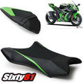 Kawasaki ZX10R Seat Covers 2016-2019 2020 Luimoto Front Rear Green ZX10R Sport